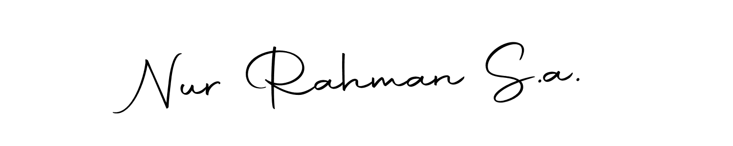 Best and Professional Signature Style for Nur Rahman S.a.. Autography-DOLnW Best Signature Style Collection. Nur Rahman S.a. signature style 10 images and pictures png