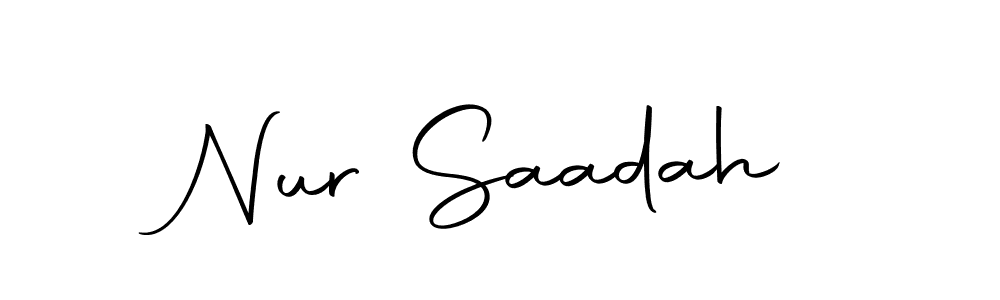 Similarly Autography-DOLnW is the best handwritten signature design. Signature creator online .You can use it as an online autograph creator for name Nur Saadah. Nur Saadah signature style 10 images and pictures png