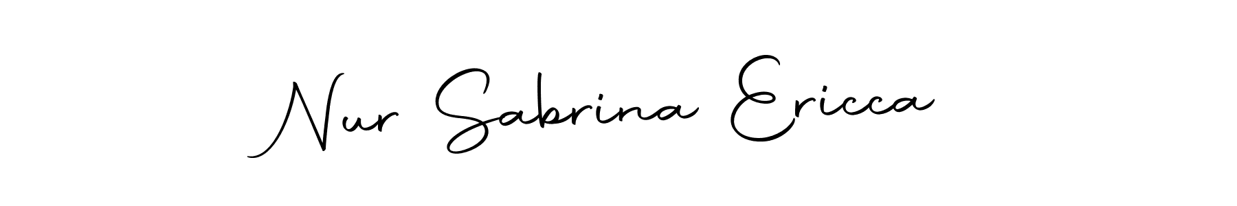 You should practise on your own different ways (Autography-DOLnW) to write your name (Nur Sabrina Ericca) in signature. don't let someone else do it for you. Nur Sabrina Ericca signature style 10 images and pictures png