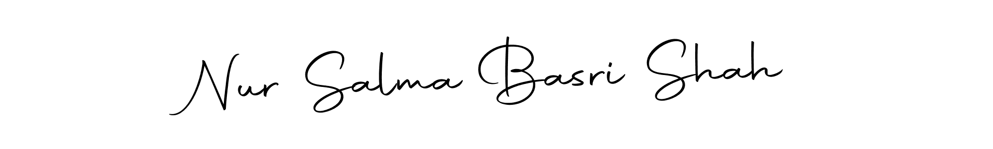 Check out images of Autograph of Nur Salma Basri Shah name. Actor Nur Salma Basri Shah Signature Style. Autography-DOLnW is a professional sign style online. Nur Salma Basri Shah signature style 10 images and pictures png