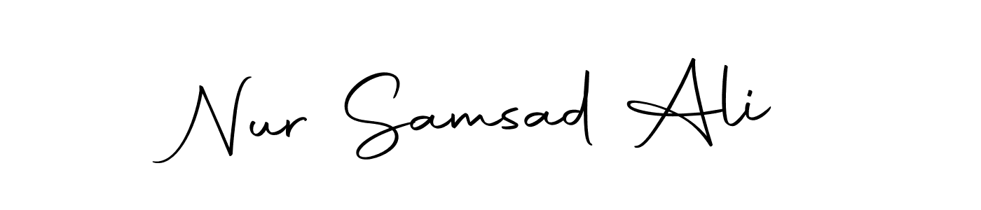 How to make Nur Samsad Ali signature? Autography-DOLnW is a professional autograph style. Create handwritten signature for Nur Samsad Ali name. Nur Samsad Ali signature style 10 images and pictures png