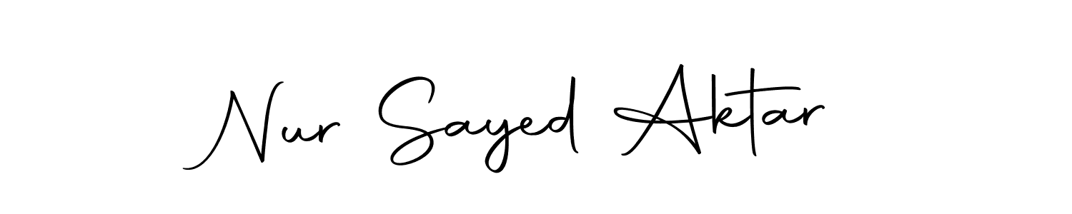 It looks lik you need a new signature style for name Nur Sayed Aktar. Design unique handwritten (Autography-DOLnW) signature with our free signature maker in just a few clicks. Nur Sayed Aktar signature style 10 images and pictures png