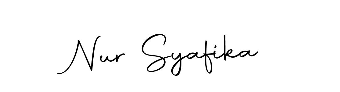 if you are searching for the best signature style for your name Nur Syafika. so please give up your signature search. here we have designed multiple signature styles  using Autography-DOLnW. Nur Syafika signature style 10 images and pictures png