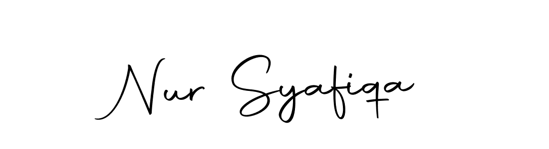 Use a signature maker to create a handwritten signature online. With this signature software, you can design (Autography-DOLnW) your own signature for name Nur Syafiqa. Nur Syafiqa signature style 10 images and pictures png