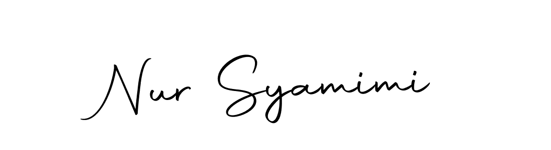 Nur Syamimi stylish signature style. Best Handwritten Sign (Autography-DOLnW) for my name. Handwritten Signature Collection Ideas for my name Nur Syamimi. Nur Syamimi signature style 10 images and pictures png