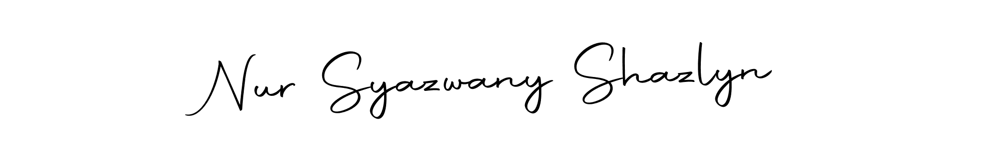 You should practise on your own different ways (Autography-DOLnW) to write your name (Nur Syazwany Shazlyn) in signature. don't let someone else do it for you. Nur Syazwany Shazlyn signature style 10 images and pictures png