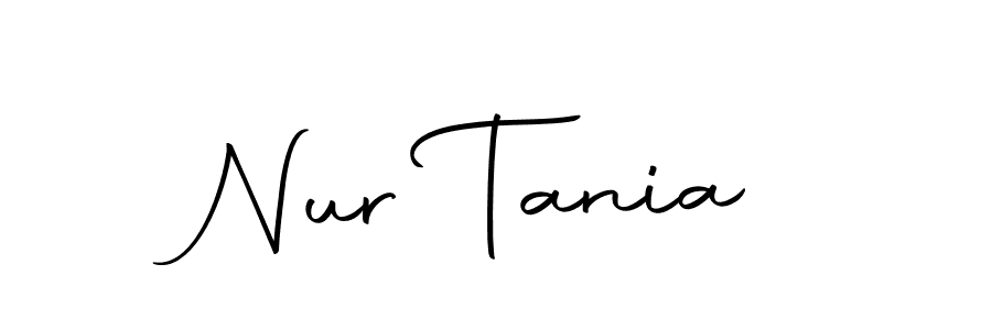 Make a beautiful signature design for name Nur Tania. With this signature (Autography-DOLnW) style, you can create a handwritten signature for free. Nur Tania signature style 10 images and pictures png