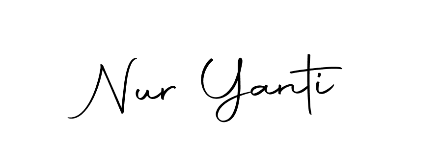 Autography-DOLnW is a professional signature style that is perfect for those who want to add a touch of class to their signature. It is also a great choice for those who want to make their signature more unique. Get Nur Yanti name to fancy signature for free. Nur Yanti signature style 10 images and pictures png