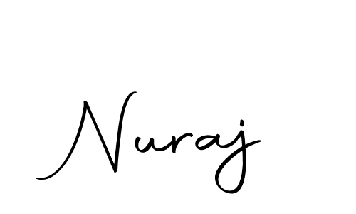 How to make Nuraj name signature. Use Autography-DOLnW style for creating short signs online. This is the latest handwritten sign. Nuraj signature style 10 images and pictures png