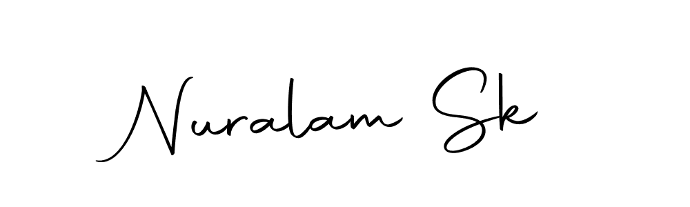 Design your own signature with our free online signature maker. With this signature software, you can create a handwritten (Autography-DOLnW) signature for name Nuralam Sk. Nuralam Sk signature style 10 images and pictures png