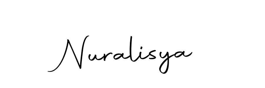 Nuralisya stylish signature style. Best Handwritten Sign (Autography-DOLnW) for my name. Handwritten Signature Collection Ideas for my name Nuralisya. Nuralisya signature style 10 images and pictures png