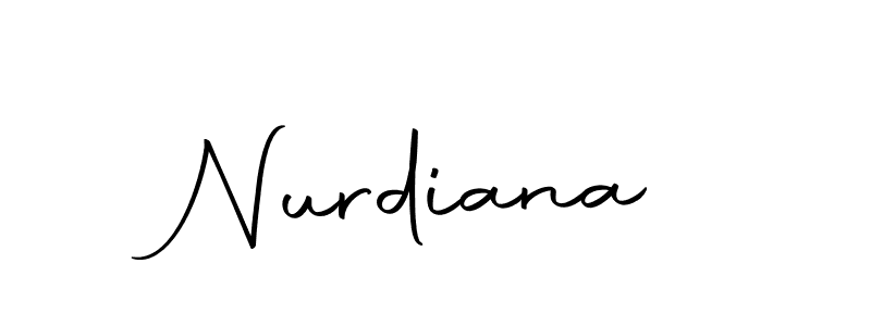 Similarly Autography-DOLnW is the best handwritten signature design. Signature creator online .You can use it as an online autograph creator for name Nurdiana. Nurdiana signature style 10 images and pictures png