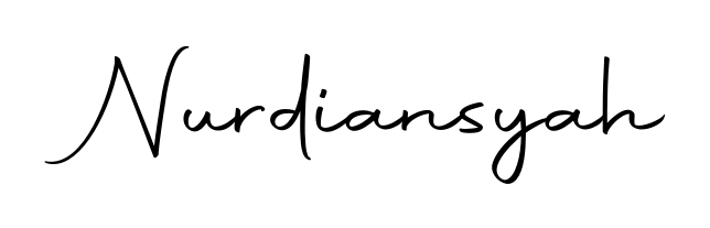 Give your name Nurdiansyah an exquisite flair with the Autography-DOLnW script font. Ideal for contracts, resumes, and formal letterheads. Nurdiansyah signature style 10 images and pictures png