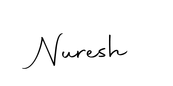 Make a beautiful signature design for name Nuresh. Use this online signature maker to create a handwritten signature for free. Nuresh signature style 10 images and pictures png