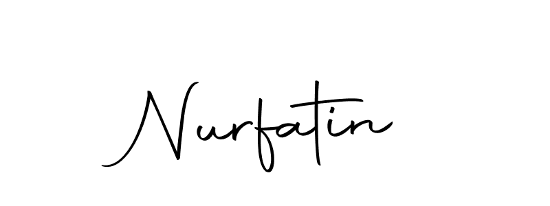 You can use this online signature creator to create a handwritten signature for the name Nurfatin. This is the best online autograph maker. Nurfatin signature style 10 images and pictures png