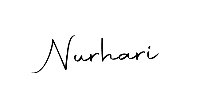 You can use this online signature creator to create a handwritten signature for the name Nurhari. This is the best online autograph maker. Nurhari signature style 10 images and pictures png