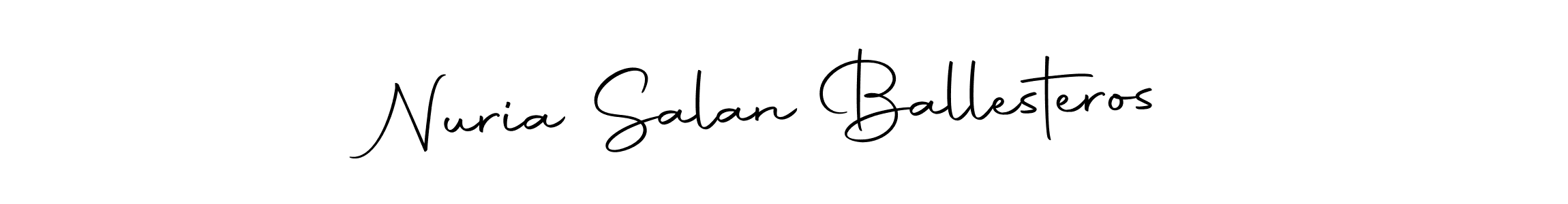 It looks lik you need a new signature style for name Nuria Salan Ballesteros. Design unique handwritten (Autography-DOLnW) signature with our free signature maker in just a few clicks. Nuria Salan Ballesteros signature style 10 images and pictures png
