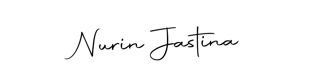 The best way (Autography-DOLnW) to make a short signature is to pick only two or three words in your name. The name Nurin Jastina include a total of six letters. For converting this name. Nurin Jastina signature style 10 images and pictures png