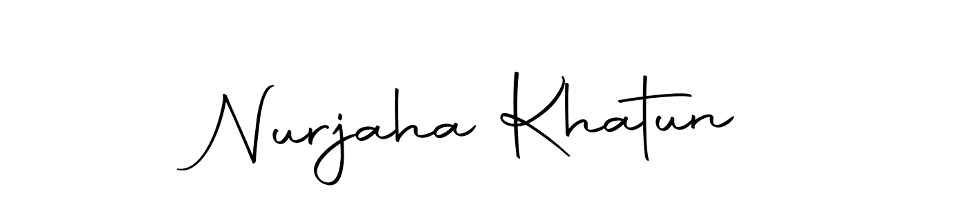 Make a short Nurjaha Khatun signature style. Manage your documents anywhere anytime using Autography-DOLnW. Create and add eSignatures, submit forms, share and send files easily. Nurjaha Khatun signature style 10 images and pictures png