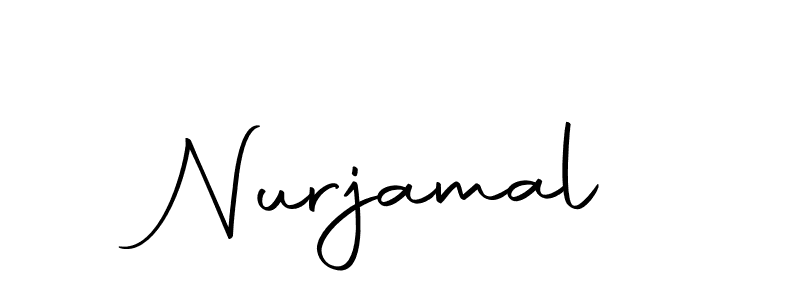 How to make Nurjamal name signature. Use Autography-DOLnW style for creating short signs online. This is the latest handwritten sign. Nurjamal signature style 10 images and pictures png