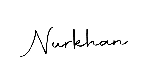 Design your own signature with our free online signature maker. With this signature software, you can create a handwritten (Autography-DOLnW) signature for name Nurkhan. Nurkhan signature style 10 images and pictures png
