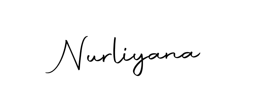 Nurliyana stylish signature style. Best Handwritten Sign (Autography-DOLnW) for my name. Handwritten Signature Collection Ideas for my name Nurliyana. Nurliyana signature style 10 images and pictures png