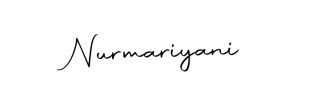 You can use this online signature creator to create a handwritten signature for the name Nurmariyani. This is the best online autograph maker. Nurmariyani signature style 10 images and pictures png