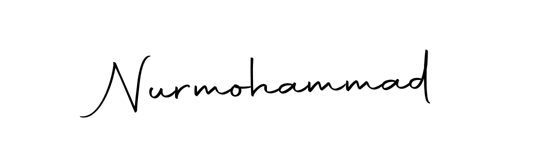 Use a signature maker to create a handwritten signature online. With this signature software, you can design (Autography-DOLnW) your own signature for name Nurmohammad. Nurmohammad signature style 10 images and pictures png