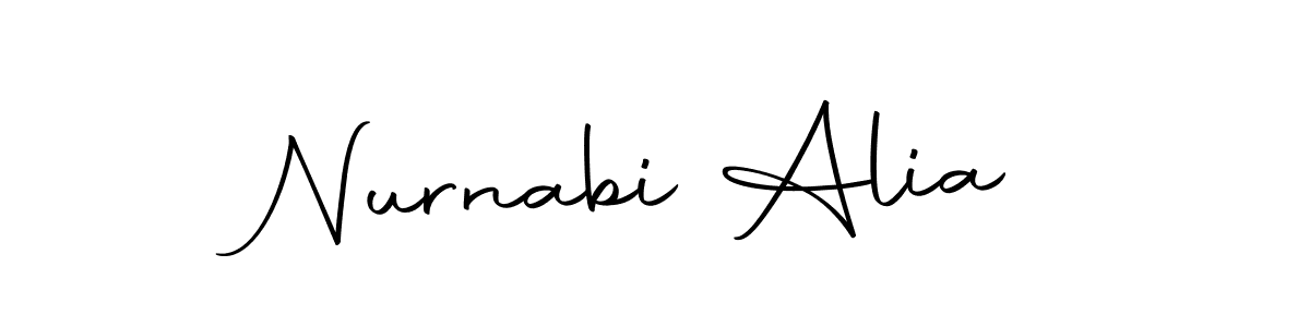 Create a beautiful signature design for name Nurnabi Alia. With this signature (Autography-DOLnW) fonts, you can make a handwritten signature for free. Nurnabi Alia signature style 10 images and pictures png