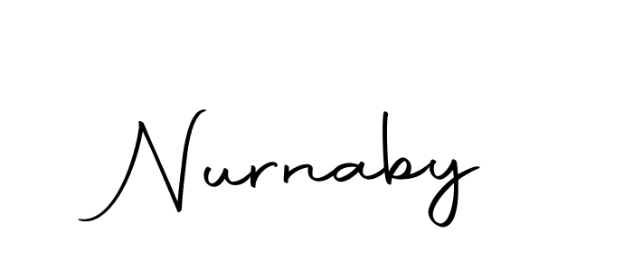 Make a beautiful signature design for name Nurnaby. With this signature (Autography-DOLnW) style, you can create a handwritten signature for free. Nurnaby signature style 10 images and pictures png