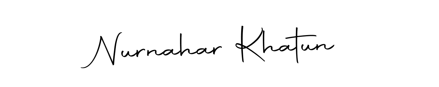 Make a beautiful signature design for name Nurnahar Khatun. Use this online signature maker to create a handwritten signature for free. Nurnahar Khatun signature style 10 images and pictures png