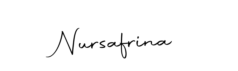 Autography-DOLnW is a professional signature style that is perfect for those who want to add a touch of class to their signature. It is also a great choice for those who want to make their signature more unique. Get Nursafrina name to fancy signature for free. Nursafrina signature style 10 images and pictures png