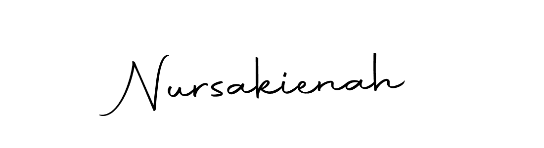 How to make Nursakienah signature? Autography-DOLnW is a professional autograph style. Create handwritten signature for Nursakienah name. Nursakienah signature style 10 images and pictures png