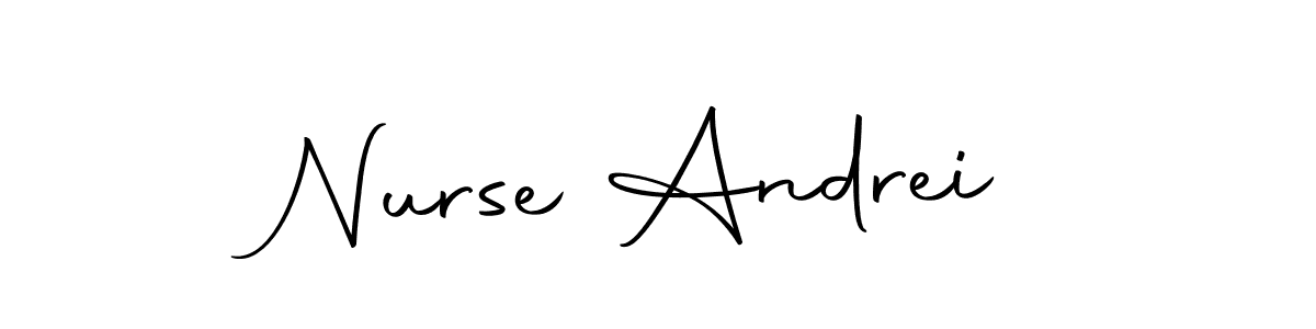Here are the top 10 professional signature styles for the name Nurse Andrei. These are the best autograph styles you can use for your name. Nurse Andrei signature style 10 images and pictures png