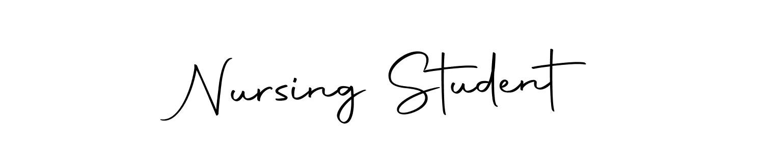 How to make Nursing Student name signature. Use Autography-DOLnW style for creating short signs online. This is the latest handwritten sign. Nursing Student signature style 10 images and pictures png