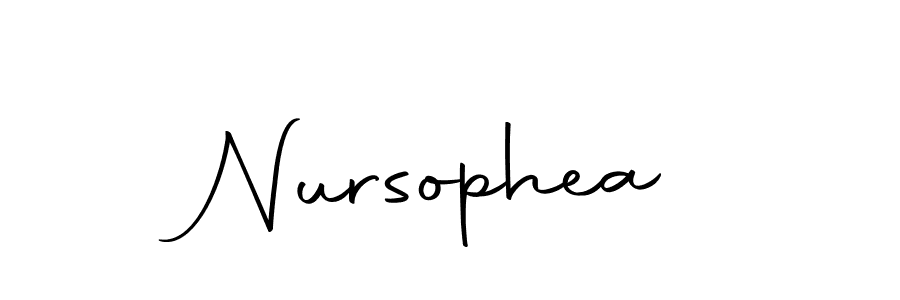 You should practise on your own different ways (Autography-DOLnW) to write your name (Nursophea) in signature. don't let someone else do it for you. Nursophea signature style 10 images and pictures png