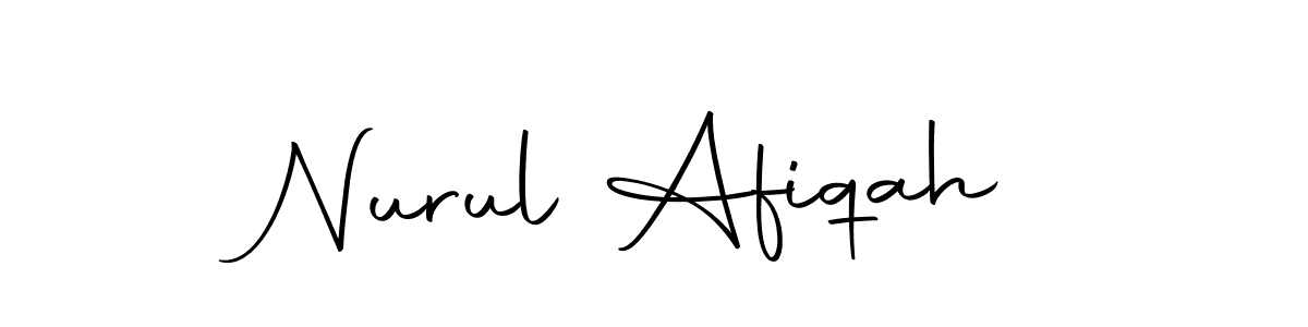 Autography-DOLnW is a professional signature style that is perfect for those who want to add a touch of class to their signature. It is also a great choice for those who want to make their signature more unique. Get Nurul Afiqah name to fancy signature for free. Nurul Afiqah signature style 10 images and pictures png