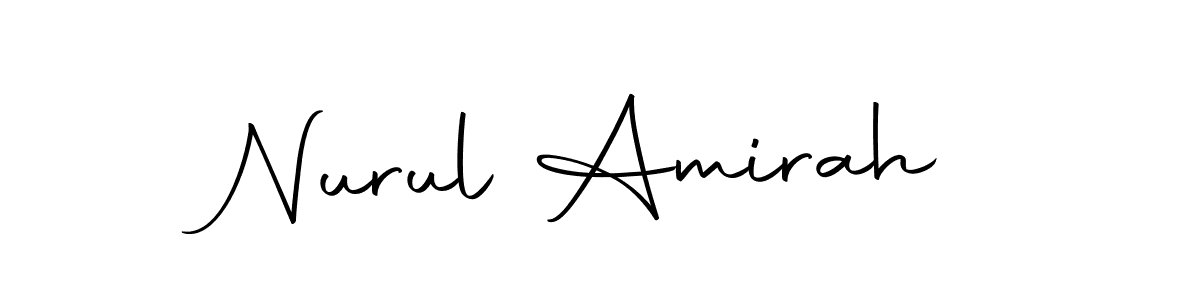 Similarly Autography-DOLnW is the best handwritten signature design. Signature creator online .You can use it as an online autograph creator for name Nurul Amirah. Nurul Amirah signature style 10 images and pictures png