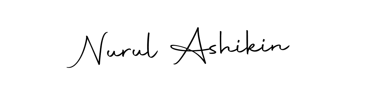 Create a beautiful signature design for name Nurul Ashikin. With this signature (Autography-DOLnW) fonts, you can make a handwritten signature for free. Nurul Ashikin signature style 10 images and pictures png