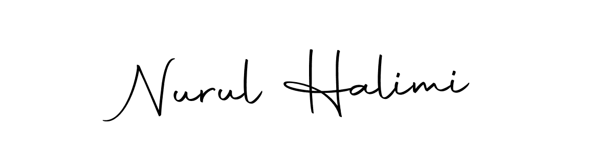 Best and Professional Signature Style for Nurul Halimi. Autography-DOLnW Best Signature Style Collection. Nurul Halimi signature style 10 images and pictures png