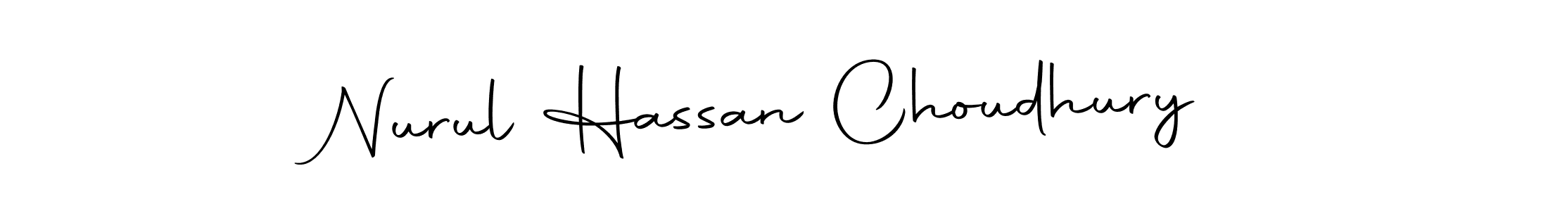 How to make Nurul Hassan Choudhury name signature. Use Autography-DOLnW style for creating short signs online. This is the latest handwritten sign. Nurul Hassan Choudhury signature style 10 images and pictures png