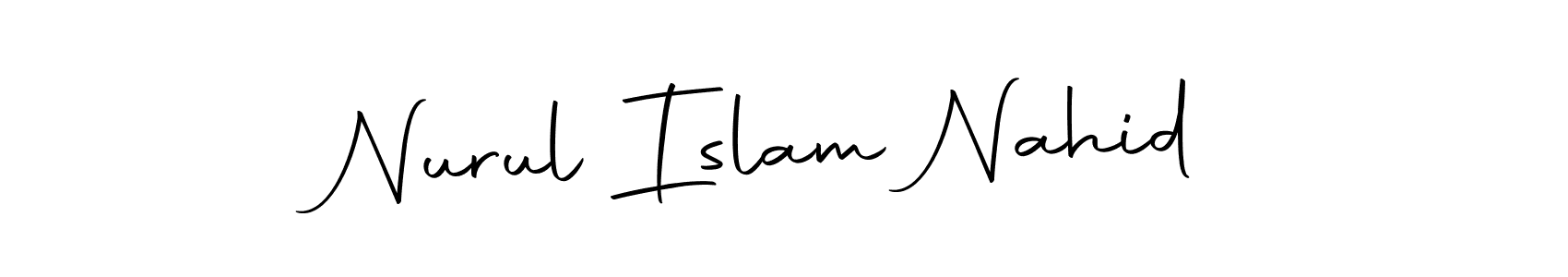 Make a short Nurul Islam Nahid signature style. Manage your documents anywhere anytime using Autography-DOLnW. Create and add eSignatures, submit forms, share and send files easily. Nurul Islam Nahid signature style 10 images and pictures png