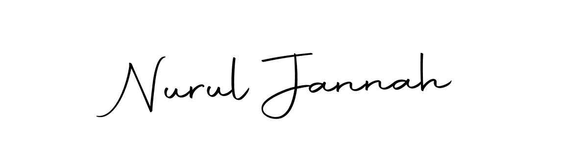 How to make Nurul Jannah signature? Autography-DOLnW is a professional autograph style. Create handwritten signature for Nurul Jannah name. Nurul Jannah signature style 10 images and pictures png