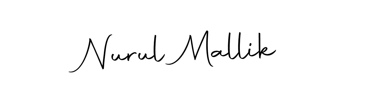 How to make Nurul Mallik signature? Autography-DOLnW is a professional autograph style. Create handwritten signature for Nurul Mallik name. Nurul Mallik signature style 10 images and pictures png