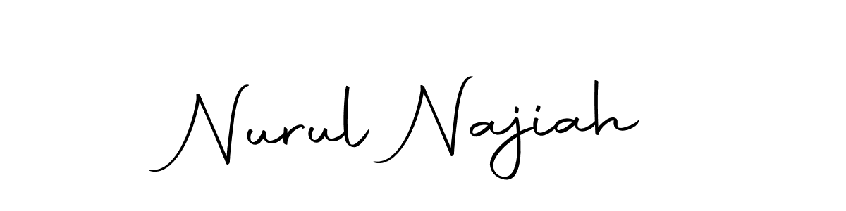 You can use this online signature creator to create a handwritten signature for the name Nurul Najiah. This is the best online autograph maker. Nurul Najiah signature style 10 images and pictures png
