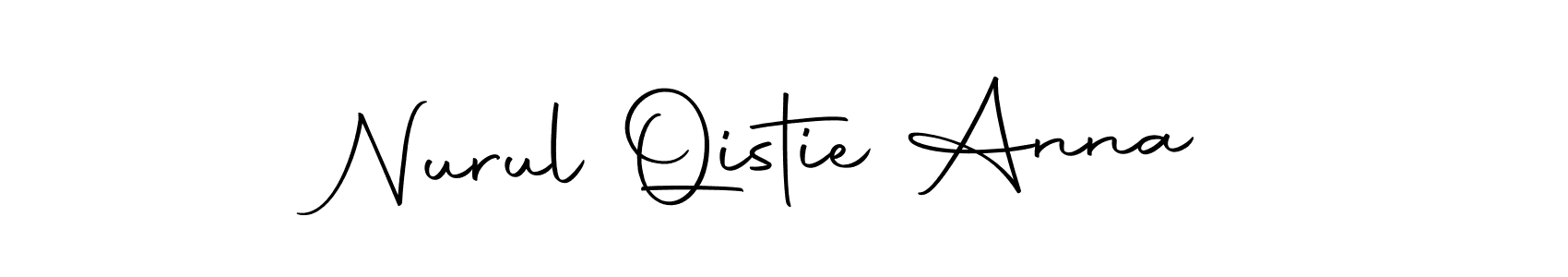 The best way (Autography-DOLnW) to make a short signature is to pick only two or three words in your name. The name Nurul Qistie Anna include a total of six letters. For converting this name. Nurul Qistie Anna signature style 10 images and pictures png