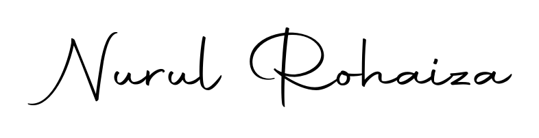 See photos of Nurul Rohaiza official signature. Check more albums & portfolios. Read reviews & check more about Autography-DOLnW font. Nurul Rohaiza signature style 10 images and pictures png