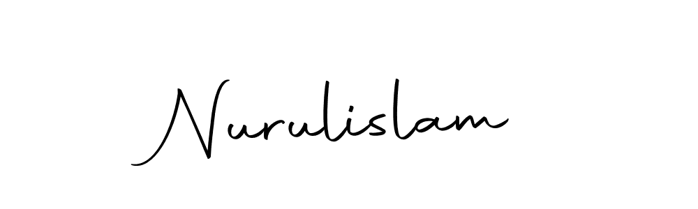 Design your own signature with our free online signature maker. With this signature software, you can create a handwritten (Autography-DOLnW) signature for name Nurulislam. Nurulislam signature style 10 images and pictures png