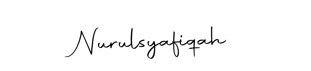 How to make Nurulsyafiqah signature? Autography-DOLnW is a professional autograph style. Create handwritten signature for Nurulsyafiqah name. Nurulsyafiqah signature style 10 images and pictures png