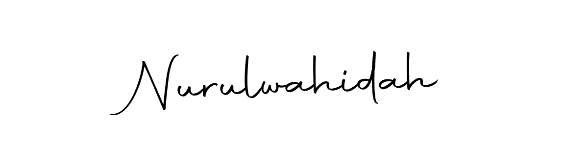 How to Draw Nurulwahidah signature style? Autography-DOLnW is a latest design signature styles for name Nurulwahidah. Nurulwahidah signature style 10 images and pictures png